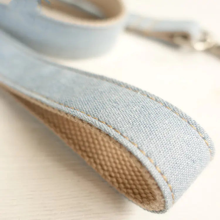 Designer Denim Leash + Collar COMBO