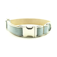 Designer Blue Denim Pet Collar